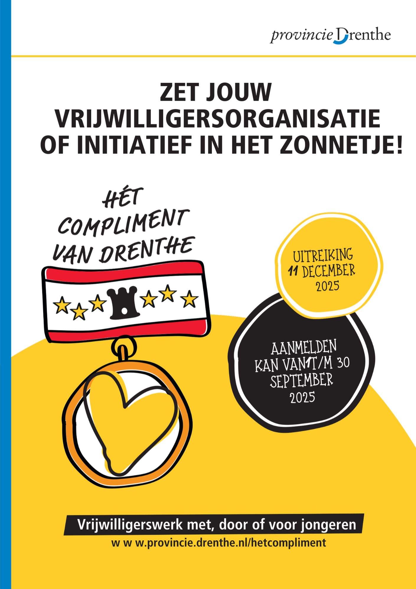 zet jouw vrijwilligersorganisatie of initiatief in het zonnetje!